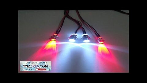 Rc Car Front and Rear Lights Model Car Four Lights Review