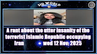 A rant about the utter insanity of the terrorist Islamic Republic occupying Iran