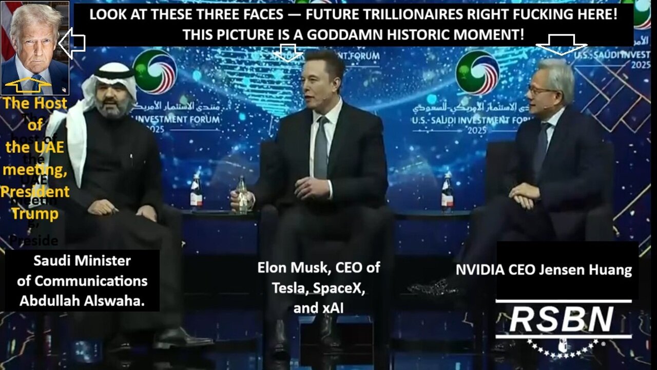 Hosted by President Trump: Elon Musk Delivers Remarks at the U.S. - Saudi Investment Forum - 11/19/25