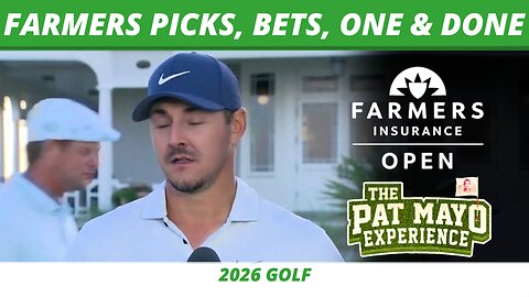 2026 Farmers Insurance Open Picks, Bets, One and Done | The American Express Recap