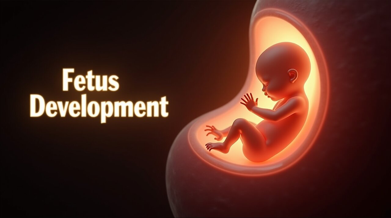 3D Visualization of Human Fetus Development 👶 #Shorts