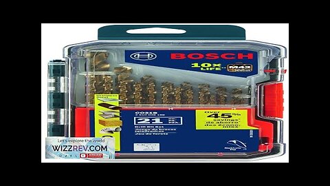 BOSCH CO21B 21-Piece Assorted Set with Included Case Cobalt M42 Metal Drill Review