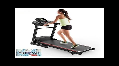 Portable Folding treadmill 3 levels manual incline DC motor fitness equipment home Review