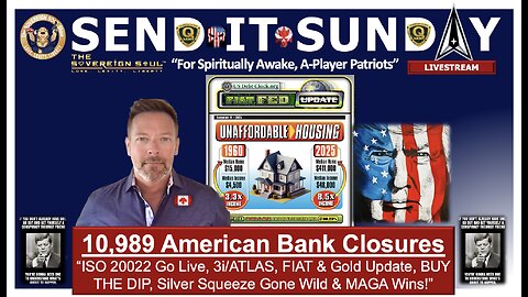 Do the 10,989 American Bank Branch Closures Signal NESARA? Plus 3iATLAS, Gold Ending [DS] Fed & More