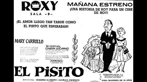 El pisito (1958) - Marco Ferreri - José Luis López Vázquez - Comedia negra - Drama