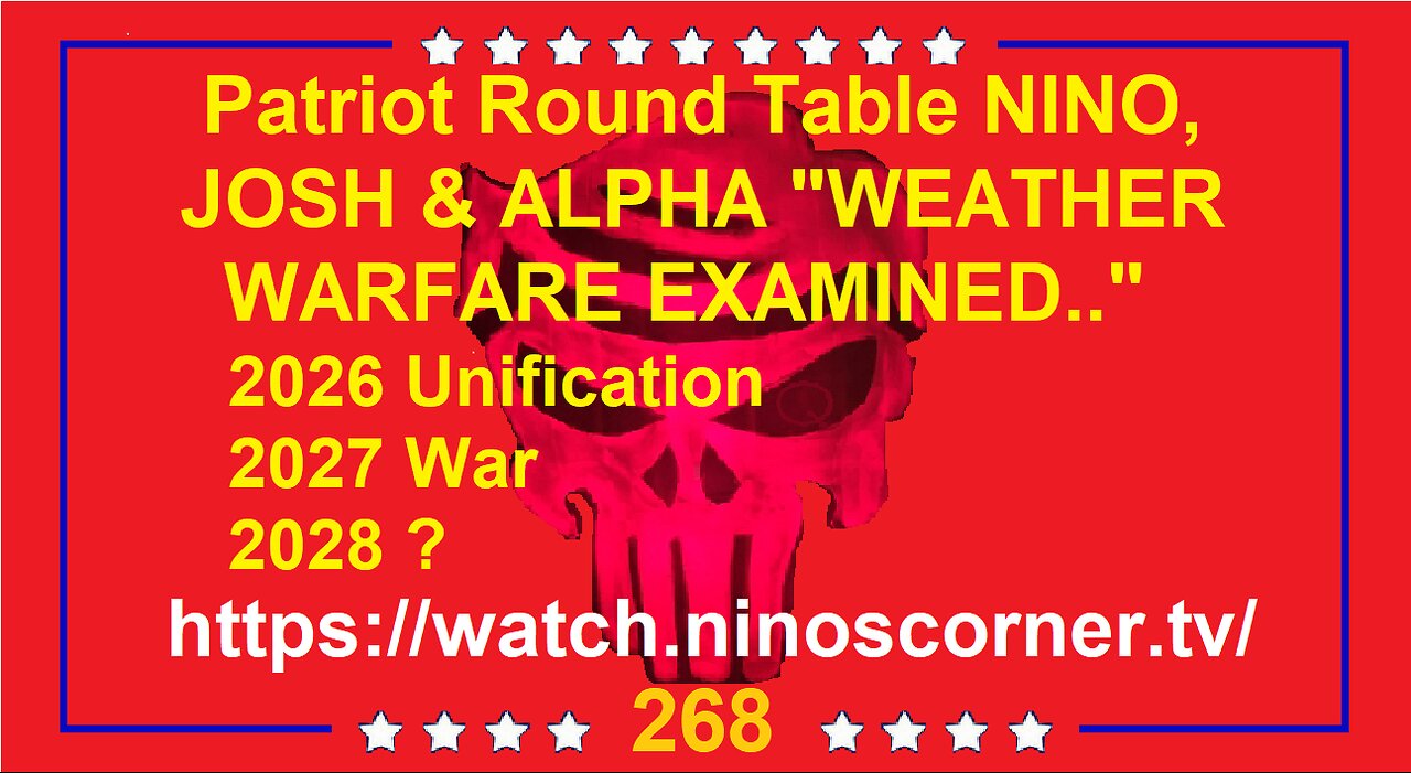 Patriot Round Table NINO,JOSH,ALPHA "WEATHER WARFARE..."