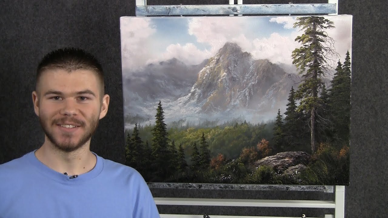 Paint with Kevin Hill - A Misty Valley