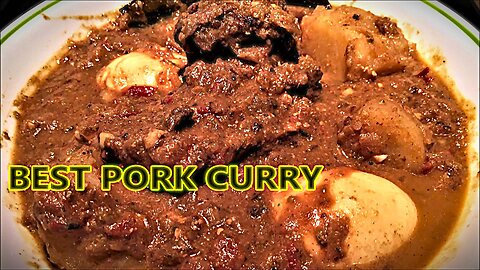 Best Pork Curry l Pork Curry With Boiled Eggs & Potatoes