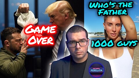 Trump pimp slaps Dictator Zelensky. OnlyFans chick nails 1000 guys and gets pregnant. TC 2/19/25
