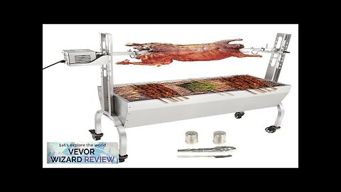 VEVOR Roaster Spit Rotisserie BBQ Grill Whole Pig Lamb Chicken Roaster 50W Review