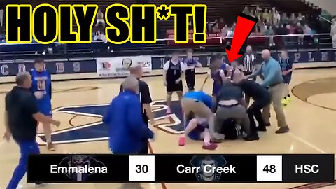 Middle School Basketball MELTDOWN! Angry Parents ERUPT and STORM court leaving one man getting TASED
