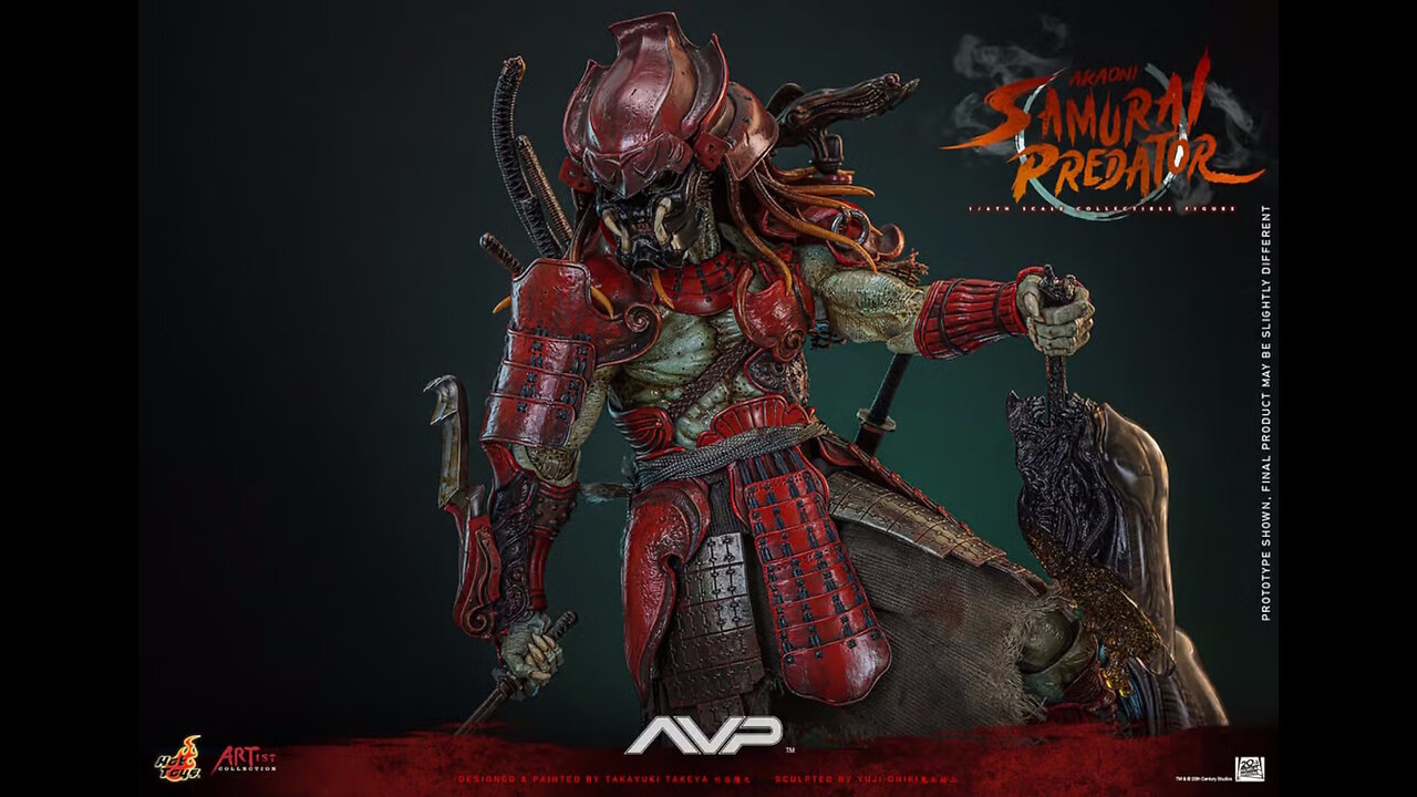 AVP: Akaoni Samurai Predator [1/6th Scale Collectible Figure] By Hot Toys