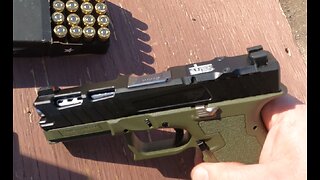 Zaffiri Clone - Glock 21 Sights on a G19 Clone