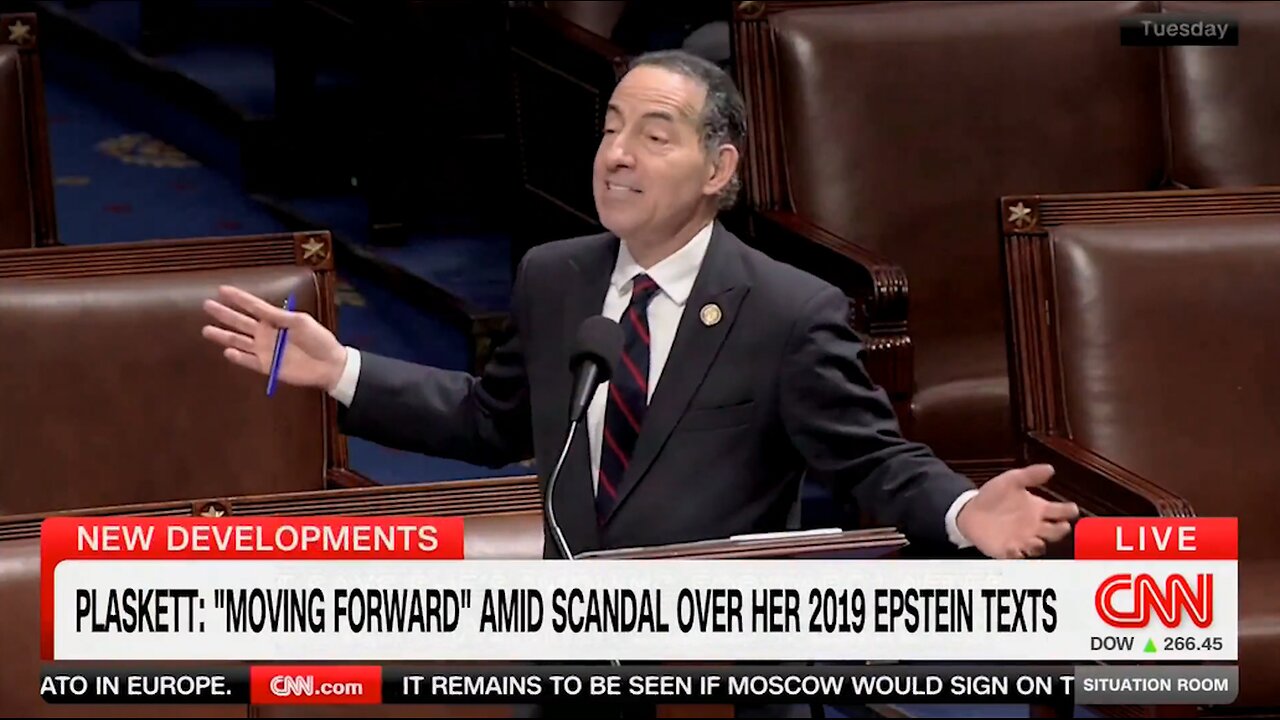 CNN Confronts Raskin for Defending Plaskett’s Texts With Epstein