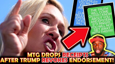 🚨Marjorie Taylor Greene DROPS EPSTEIN RECEIPTS on Trump After He REVOKES ENDORSEMENT!