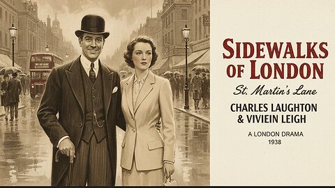 Sidewalks of London (St. Martin's Lane) (1938) - Charles Laughton & Vivien Leigh in London Drama