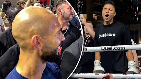 Andrew Tate TRASH TALKS Chase DeMoor OPEN WORKOUT | Misfits Boxing