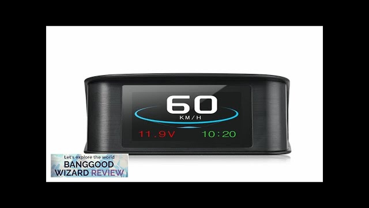 T600 Smart HUD Car Head-Up Display High-Definition LCD Screen GPS Driving Display Review