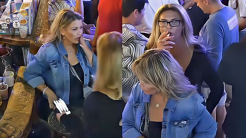 Candid Sexy Smoking Woman 695