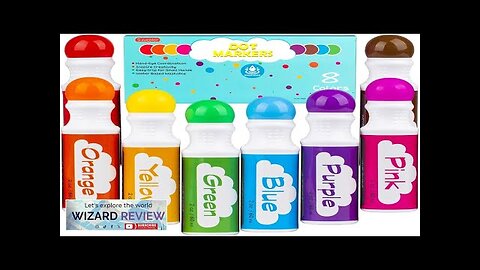 Dot Markers for Toddlers Kids Preschool Bingo Daubers Washable Art Markers 8 Review