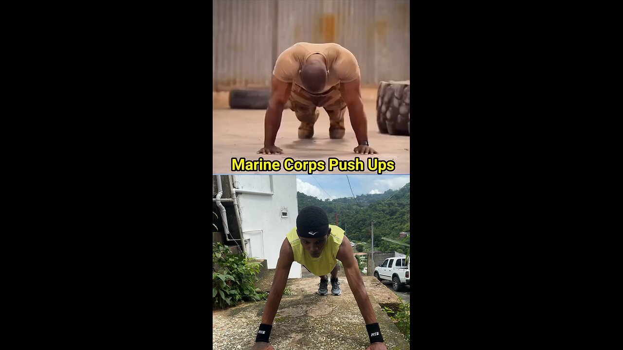Marine push-up challenge