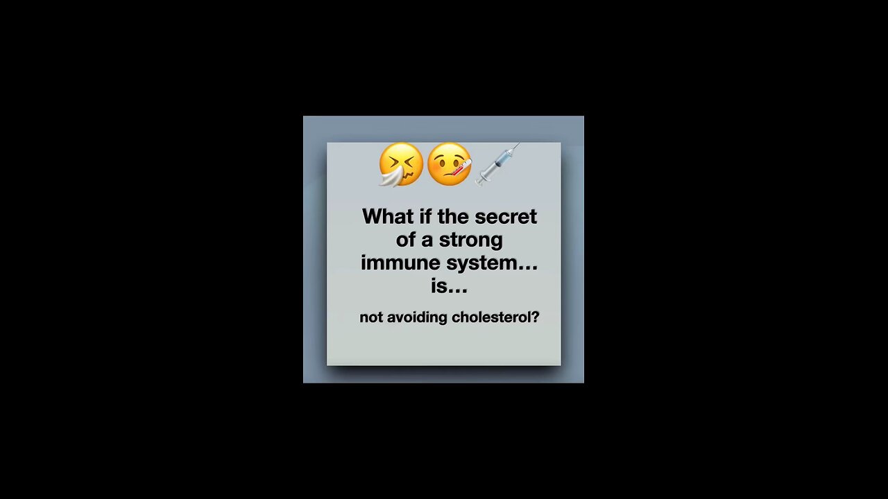 Cholesterol: The Immune System’s Secret Weapon They Forgot to Tell You About 🧠🥓☀️
