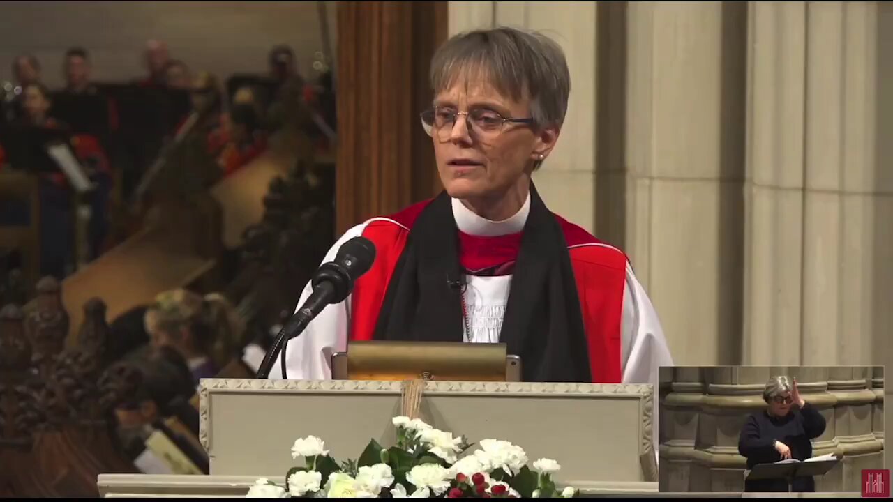 A female bishop urges Trump to safeguard TRANSGENDER children who "fear" for their lives in America