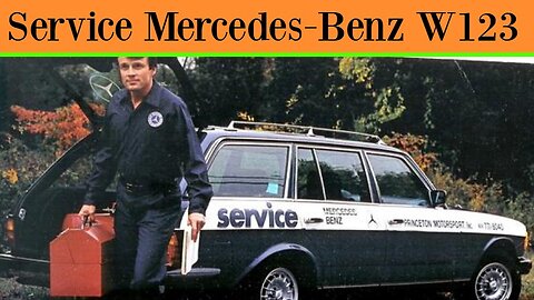 Mercedes Benz W123 - Service basique complet - Gardez votre classique comme neuf ! huile et filtres