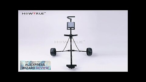 2 Wheels Golf Push Pull Cart Aluminium Foldable Golf Trolley With Brake Review