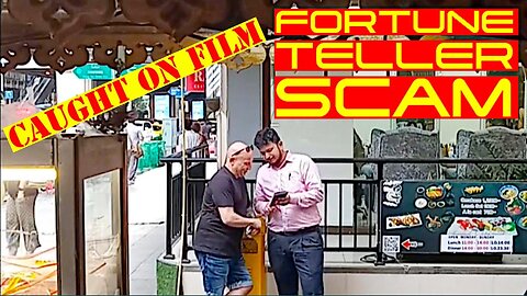Fortune Teller Scam | Caught On Film | Bangkok Thailand 🇹🇭