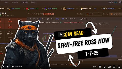 ShogunCrypto.com Coin Read $FRN- Free Ross Now 1-7-25