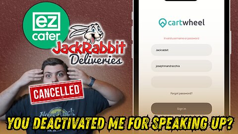 Jackrabbit Deliveries Deactivated Me for Speaking Out?! (ezCater Ignored It)
