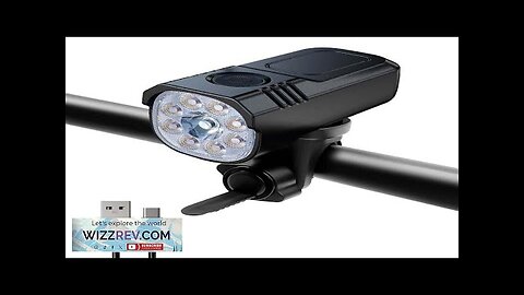 BIKIGHT 8 LEDs Bike Headlight 600 Lumens Brightness 2000mAh Battery Waterproof Flashlight Review