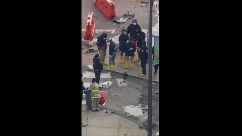 Drone Footage Shows Plane Parts, Damage, & Debris from Airplane that Crashed in Philadelphia