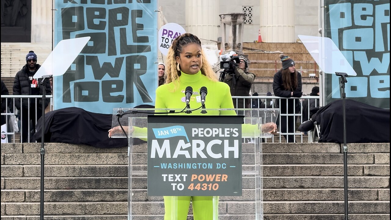 Gender Liberation Movement Co-Founder Raquel Willis Speaks at People’s March in DC