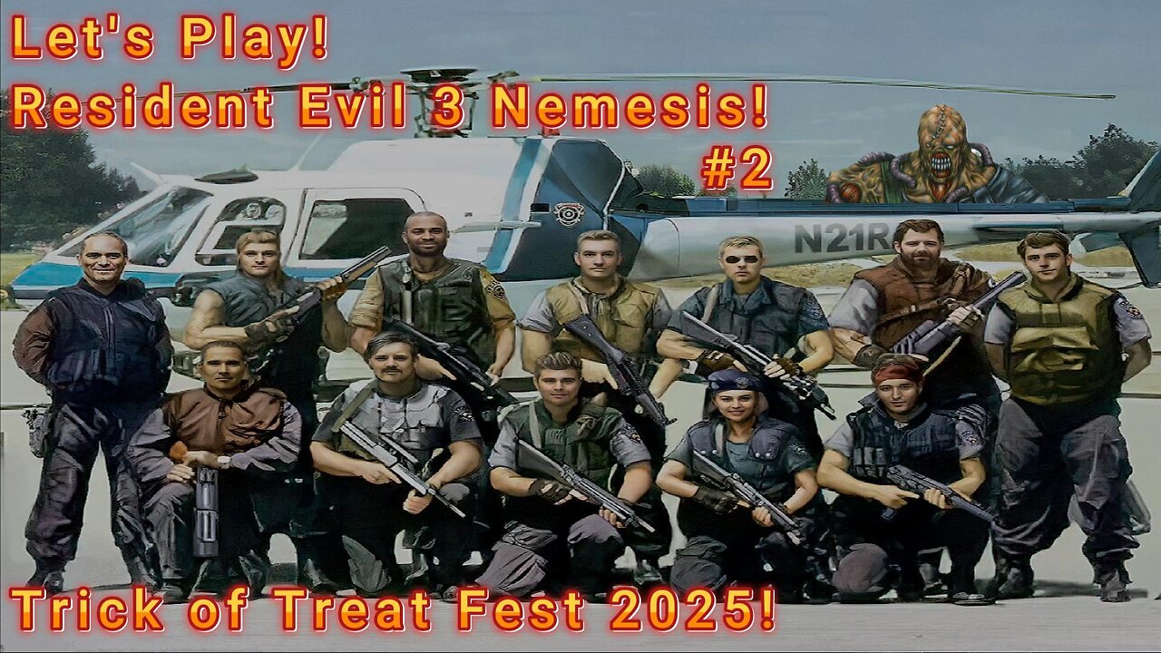 Let's Play! Resident Evil 3 Nemesis Seamless HD Mod! Part 2! I Think I've Seen This Before!