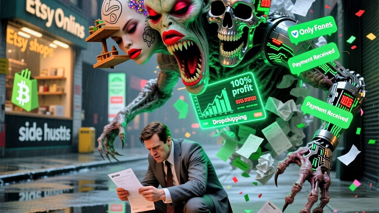 Side Hustle Hydra Headed Beast 💰🫰🧟