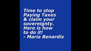 Why are you still paying tax? – Maria Benardis