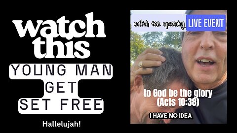 Amazing Miracle...SET FREE at the park #health #jesus