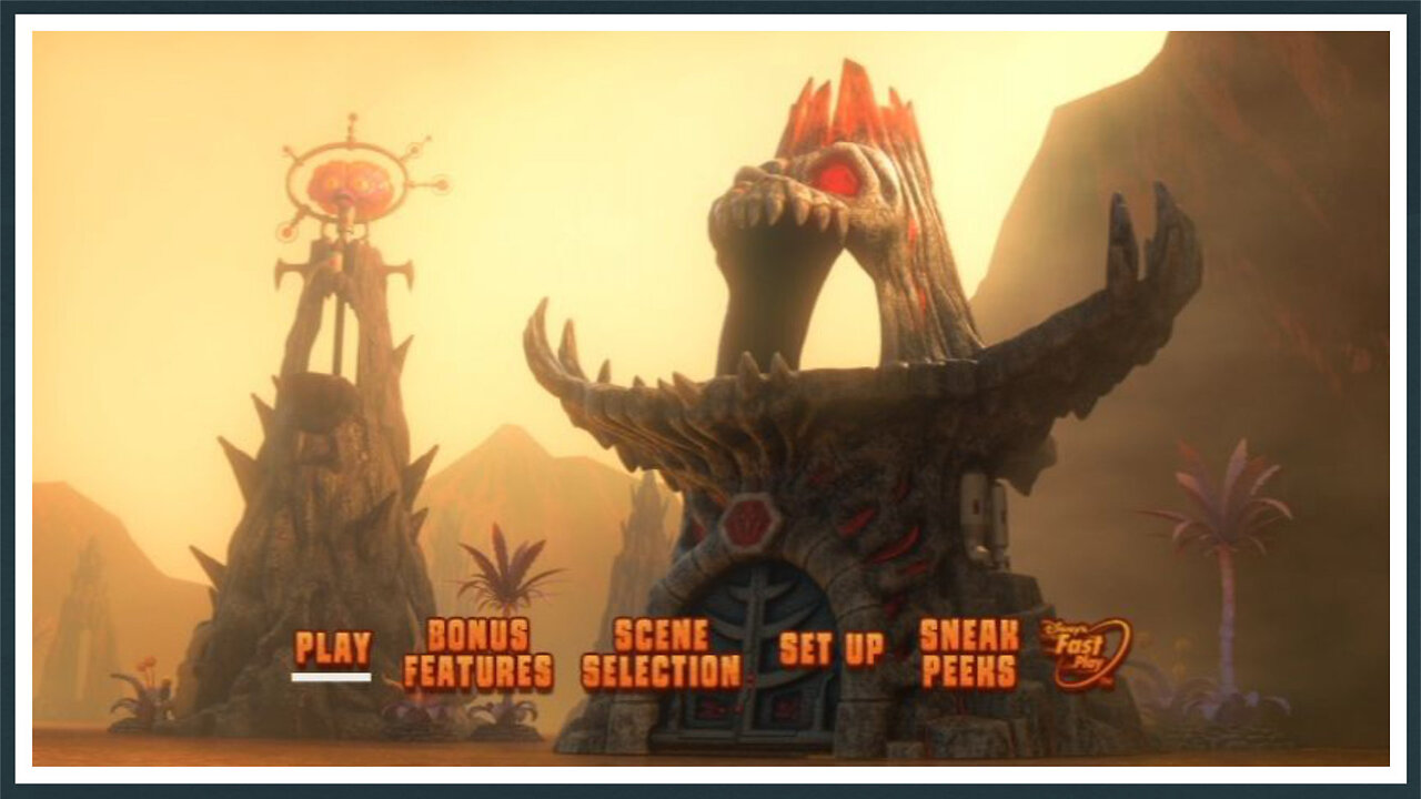 Toy Story That Time Forgot - DVD Menu