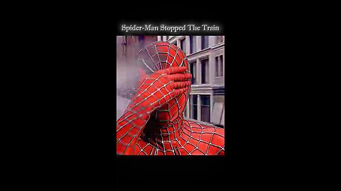 Spider-Man_🕷️_Stopped_The_Train_🚆😱