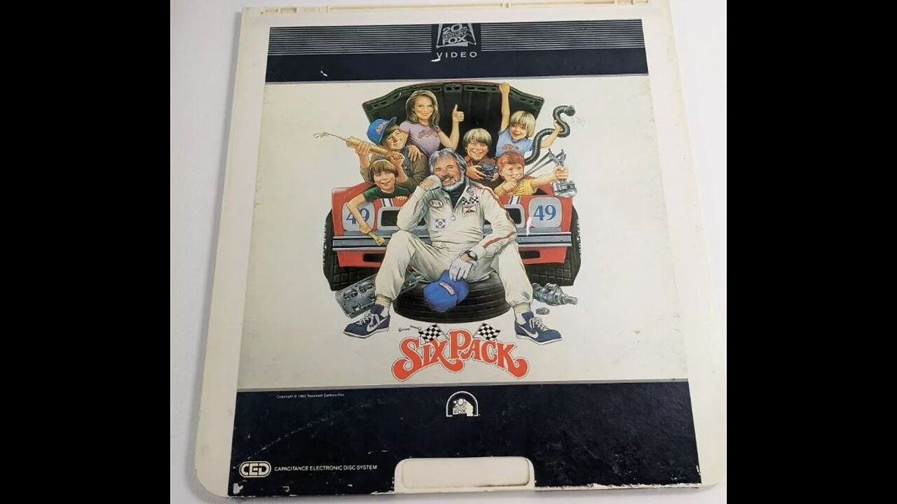 Six Pack (1982) Sealed CED Videodisc Unwrapping