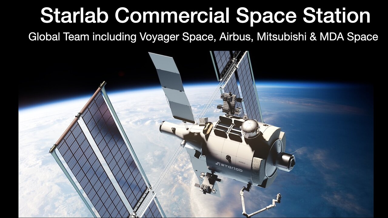 Starlab Commercial Space Station: Global team incl. Voyager Space, Airbus, Mitsubishi & MDA Space