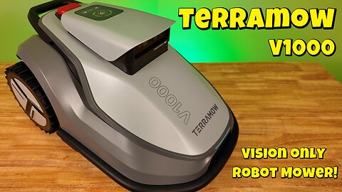 TerraMow V1000 Unboxing and Setup No RTK Vision Only!