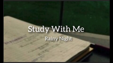 30 minute study timer with rain sound