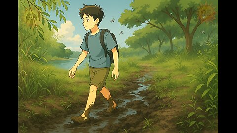 ATX Barefoot Trail Hike | Deep Forest Mud Sensory Walk & Park Exploration #ATX #park (Austin, TX)