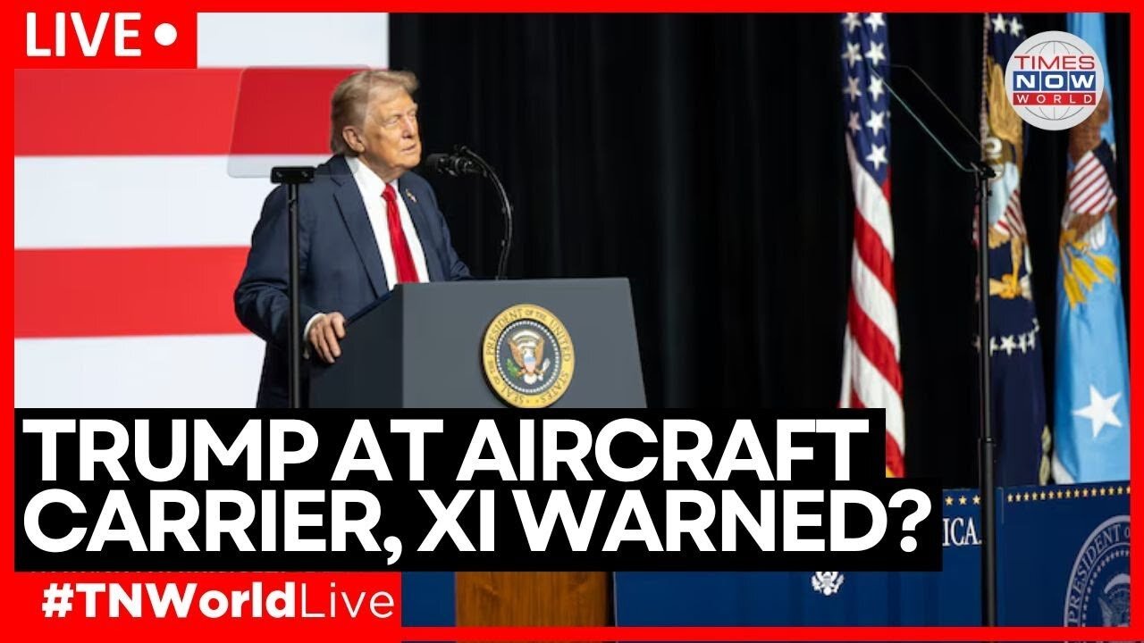 BREAKING: Trump Addresses US Troops and Japanese Officials at Yokosuka Naval Base