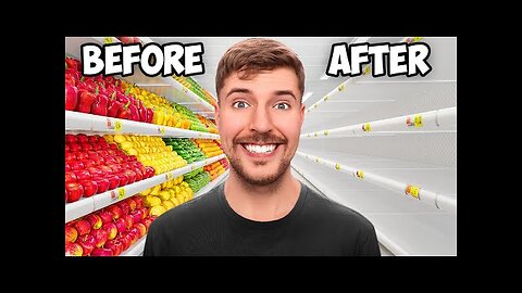 I Bought Everything In A Grocery Store!