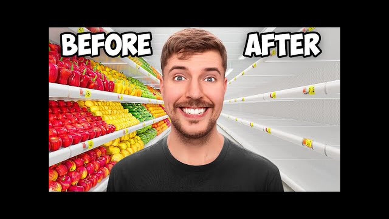 I Bought Everything In A Grocery Store!