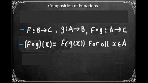 Inverse Function | Characteristics: The Composition of Functions with examples....p10